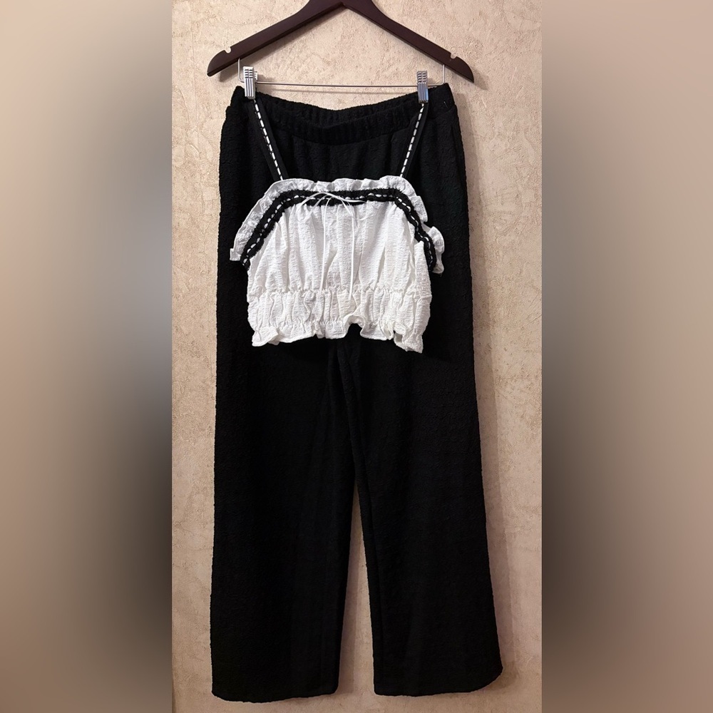 Indulge in Style Top & GLG Textured Pant Set